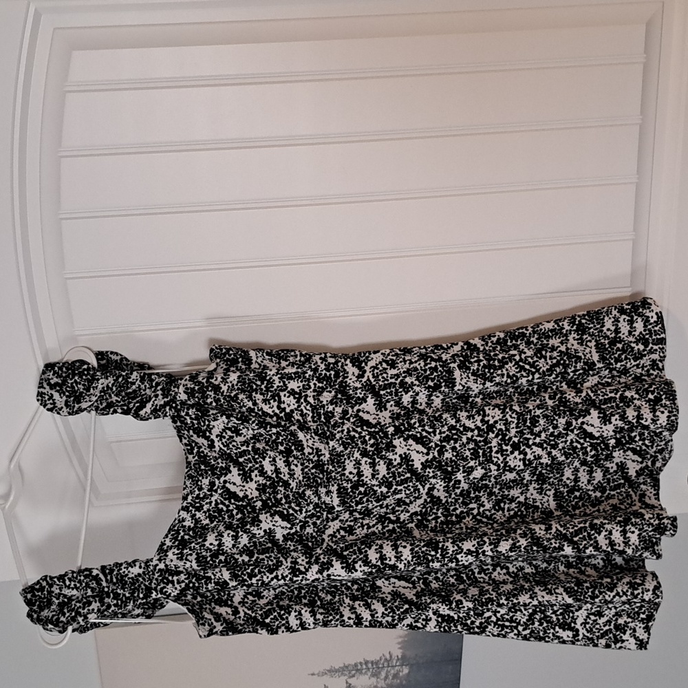 Black and white dress